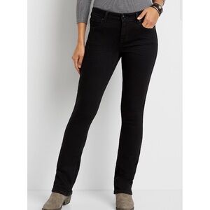 Maurice’s black slim bootcut jeans